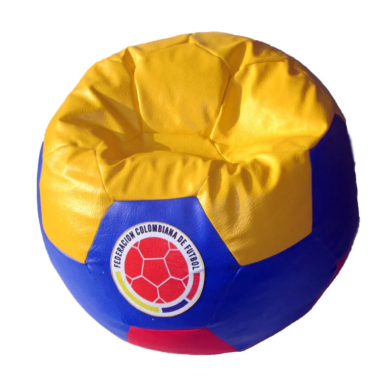 Puff con diseño de balón de la Selección Colombia